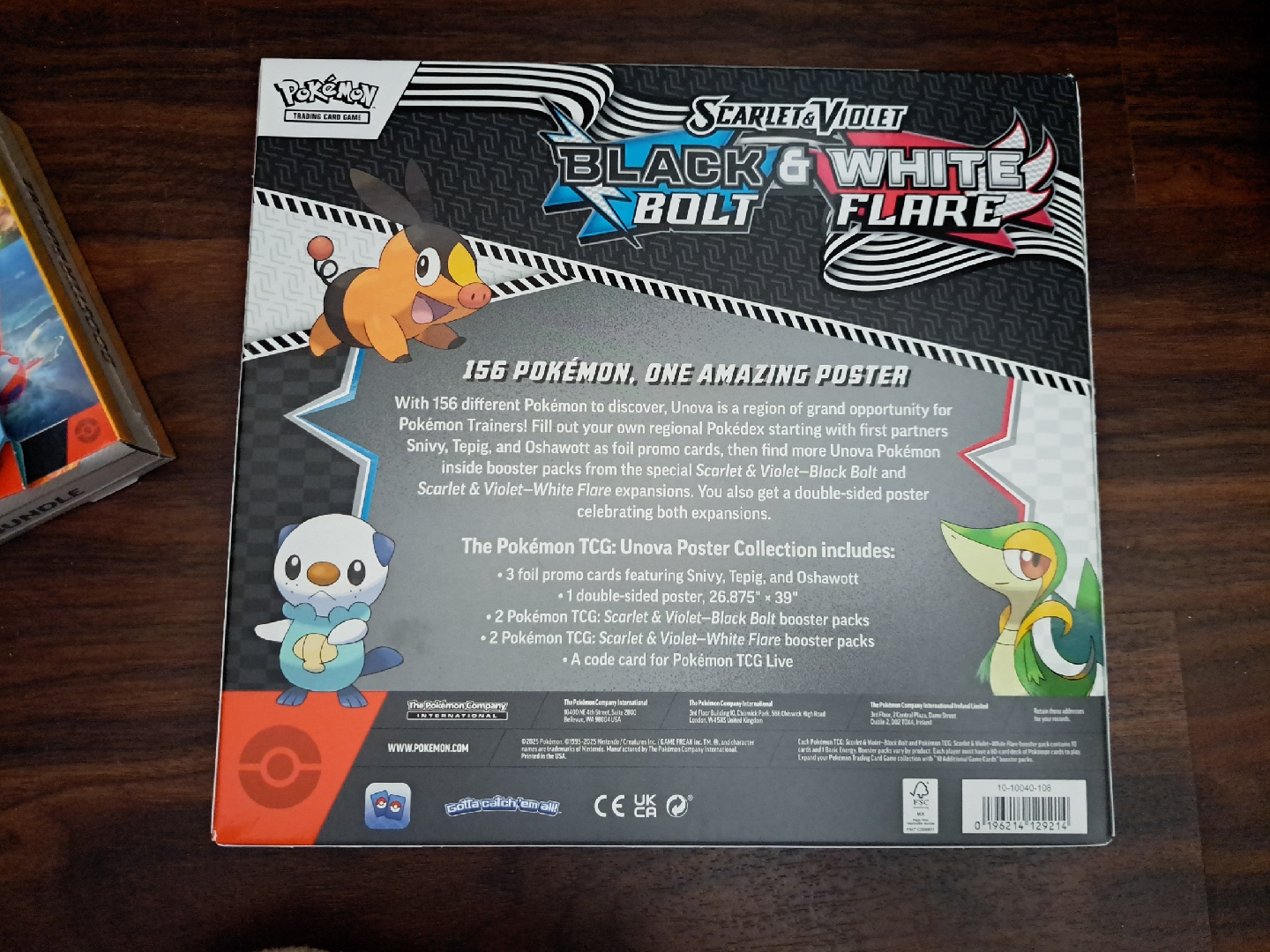 Pokemon Black Bolt and White Flare poster collection - photo 2