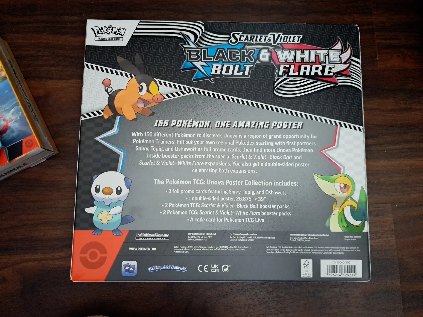 Pokemon Black Bolt and White Flare poster collection image indicator(2)