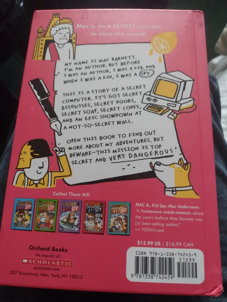 Mac B., Kid Spy: Mac Saves the World by Mac Barnett image indicator(3)