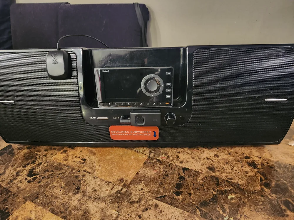 Sirius Boombox has BLUETOOTH AND SUB thumbnail