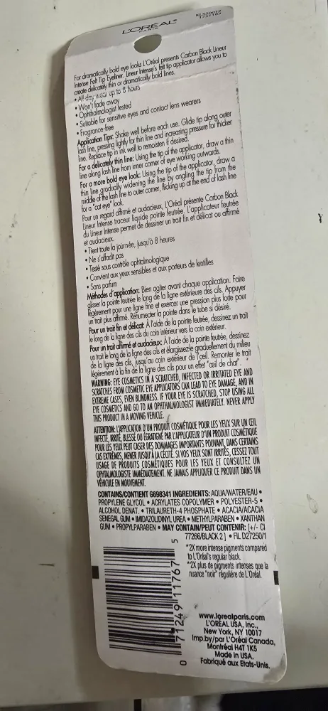 L'Oréal Lineur Intense Carbon Black Eyeliner image indicator(2)