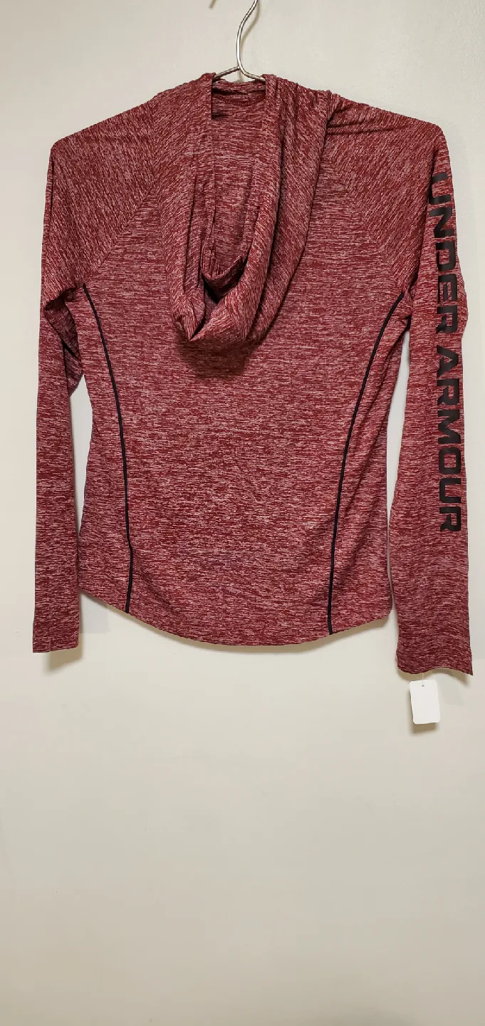 Under Armour Women's Heathered Maroon Hoodie image indicator(3)