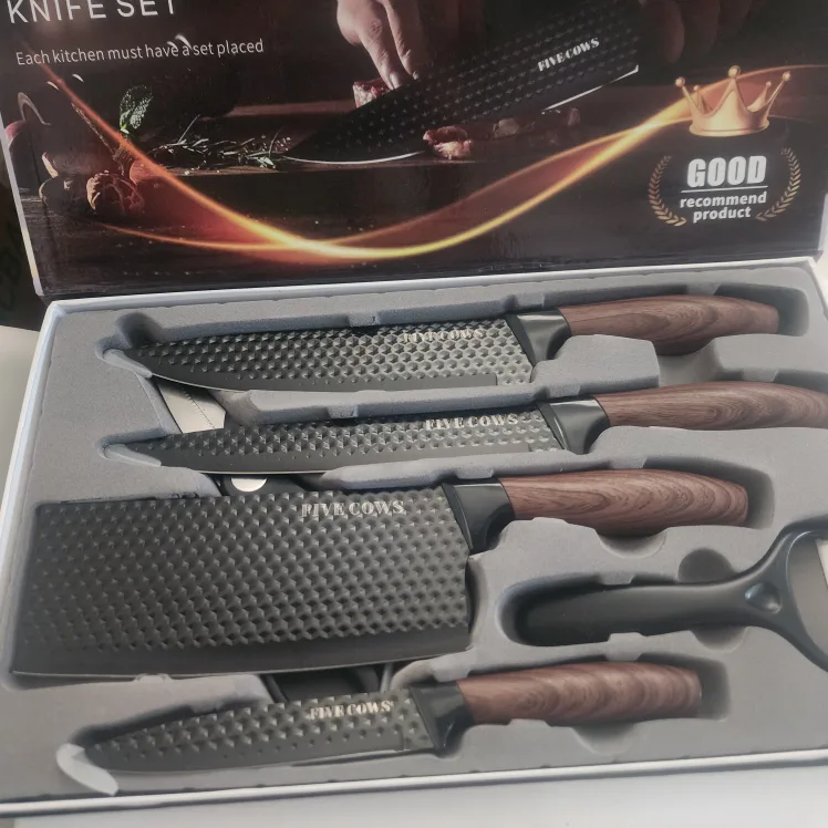 NEW in box Kitchen Knife Set with Box image indicator(2)