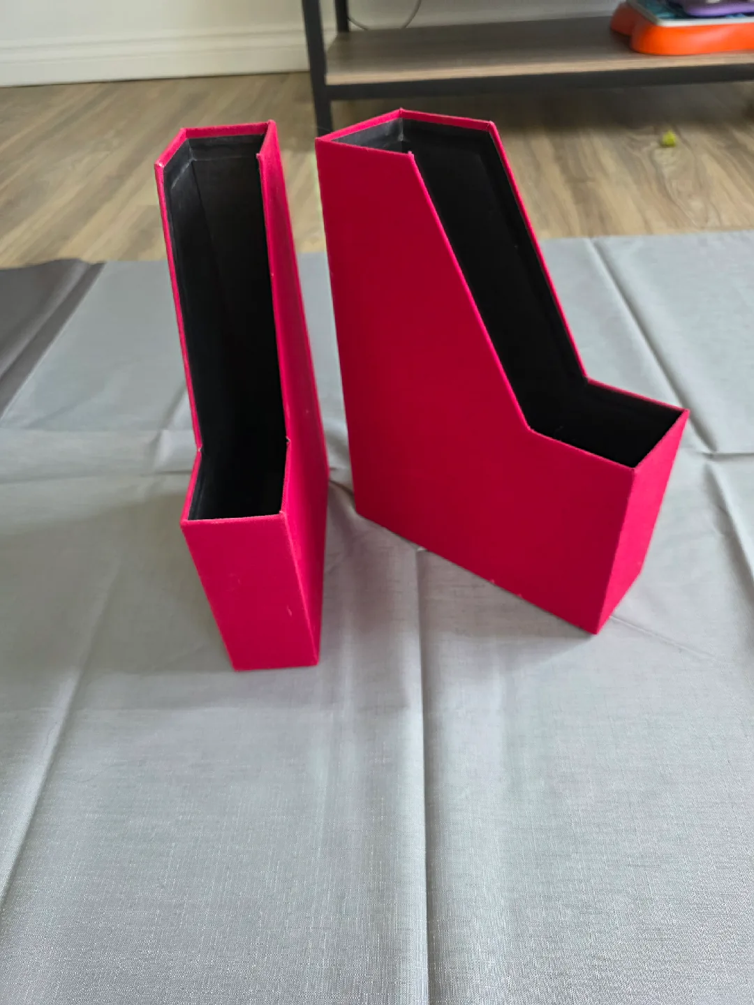Red Paper/ Magazine File Holders - Set of 2 thumbnail