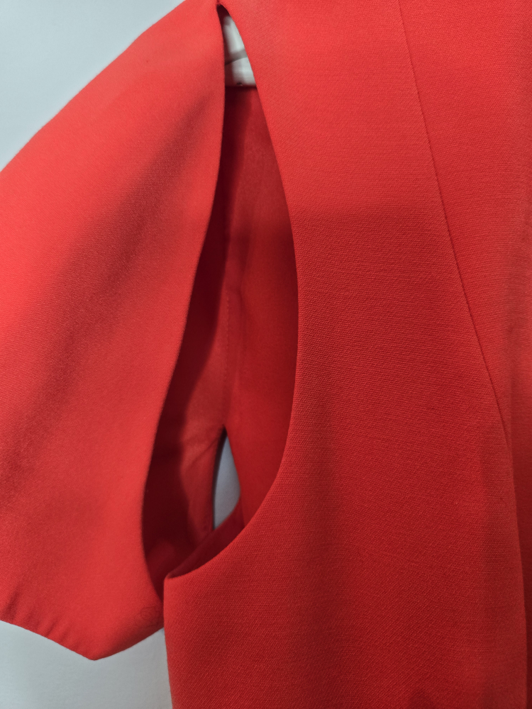 BCBGMAXAZRIA Red Blouse - Size L - photo 4