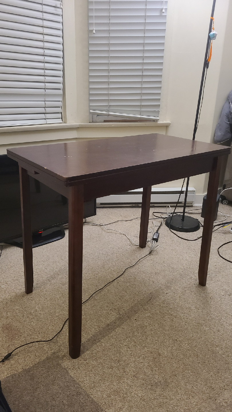 Brown Wooden Dining Table