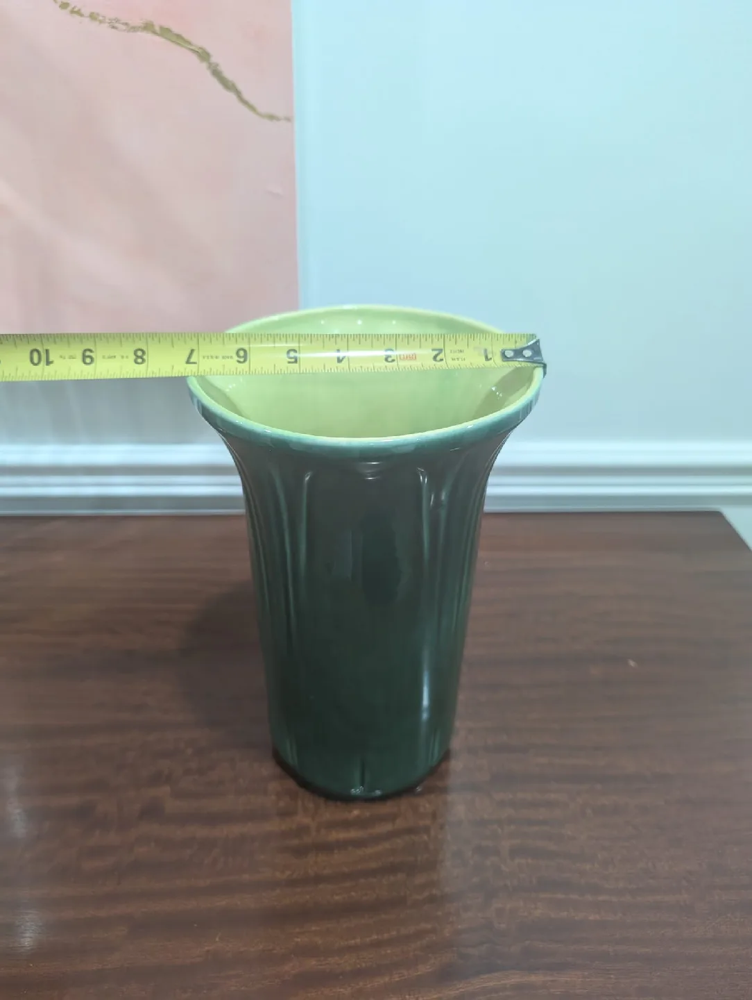 Incredible Beauceware Deep Green Vase image indicator(6)