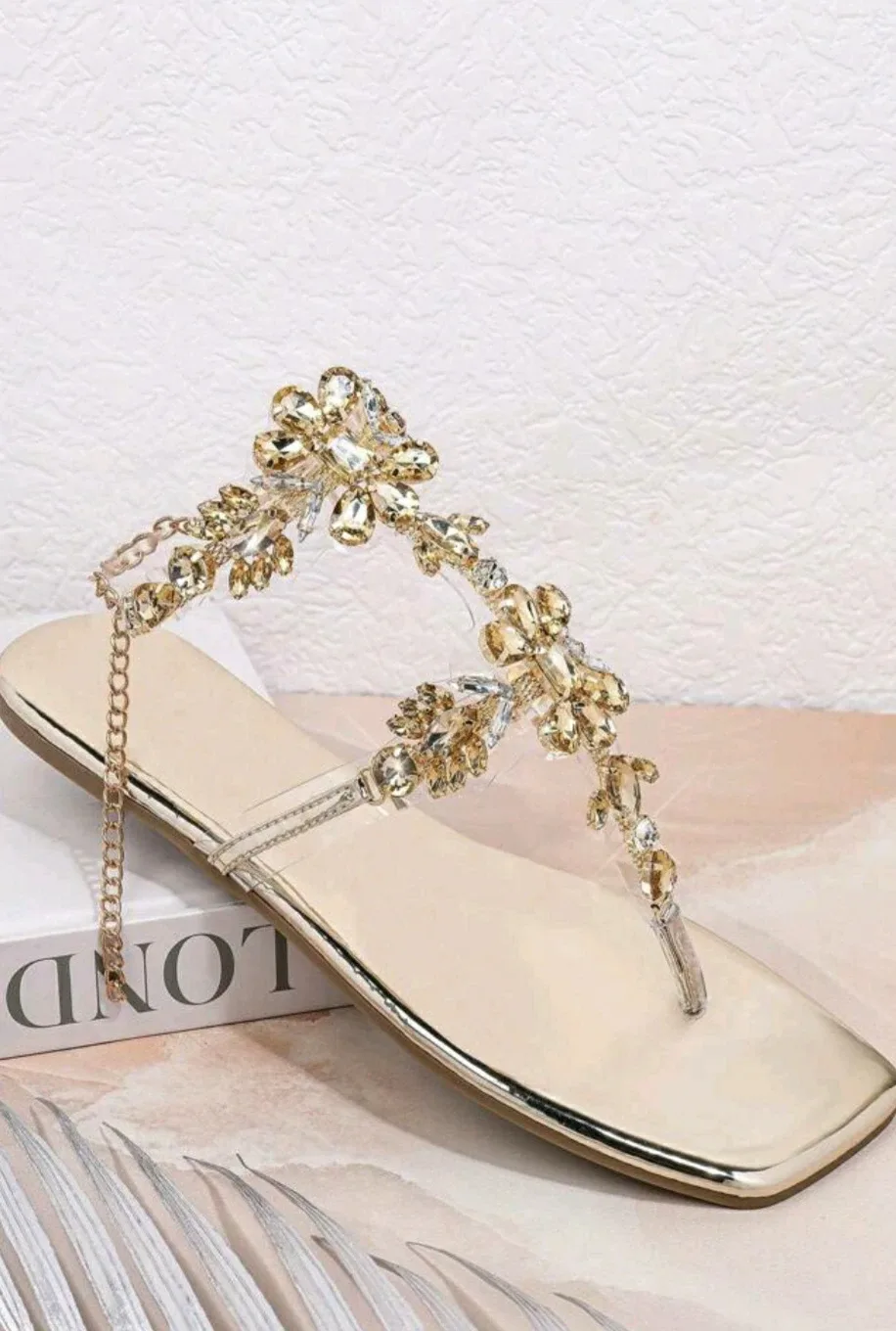 Rhinestone Embellished Sandals image indicator(5)