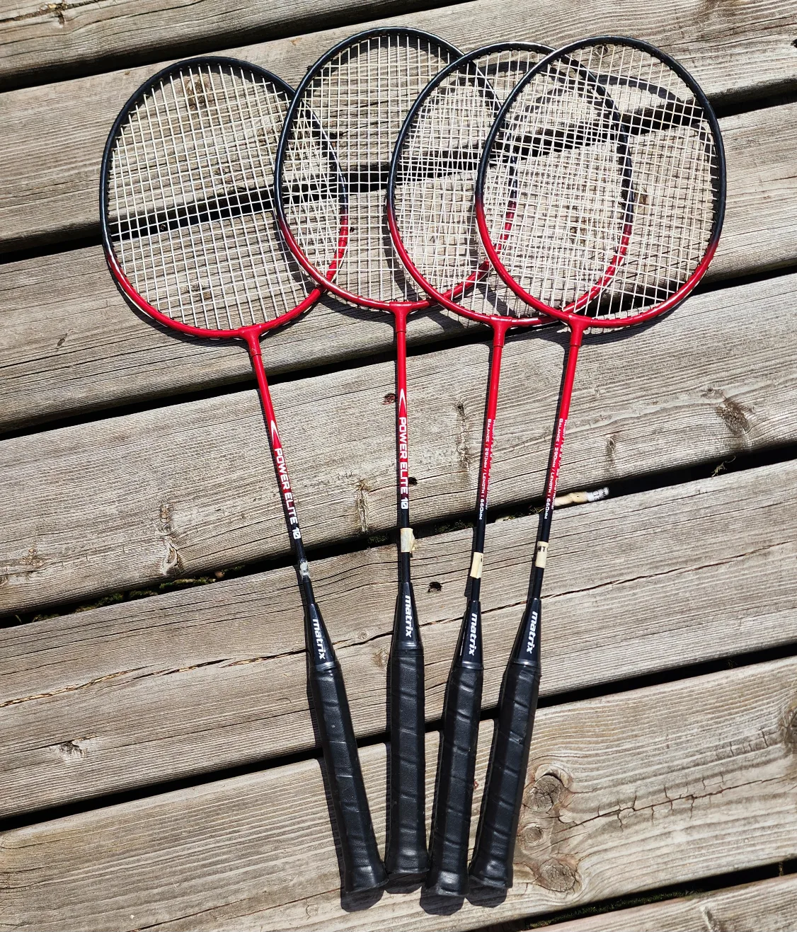 Matrix Power Elite Badminton Rackets - Set of 4 thumbnail