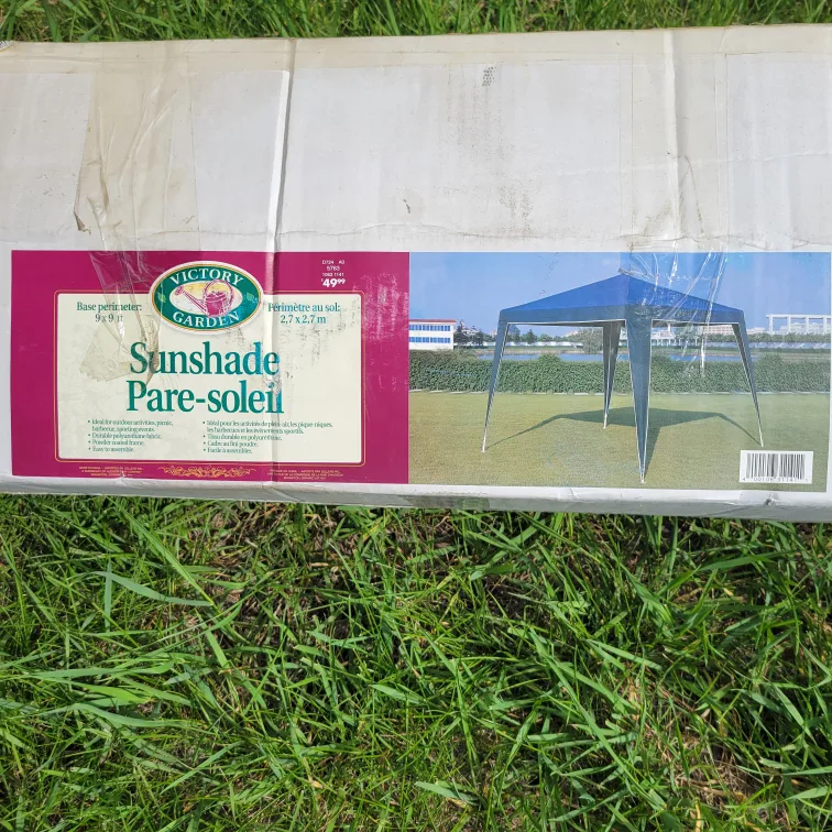 Victory Garden Sunshade 9x9 ft image indicator(2)