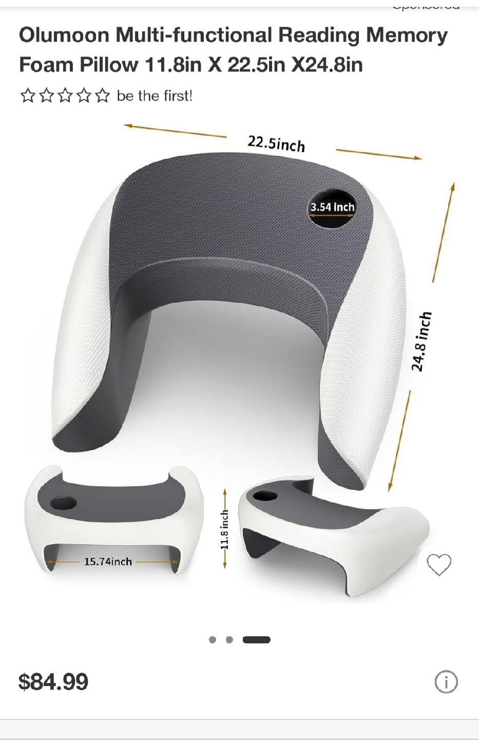 Multi-functional work pillow - photo 3