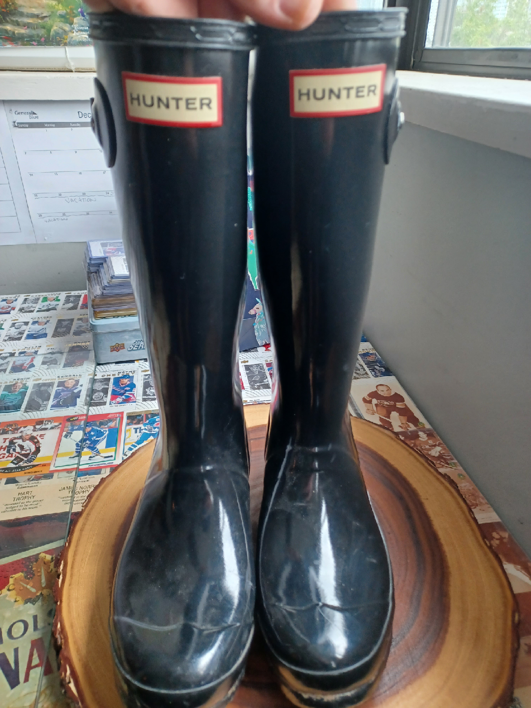 Hunter Black Rain Boots