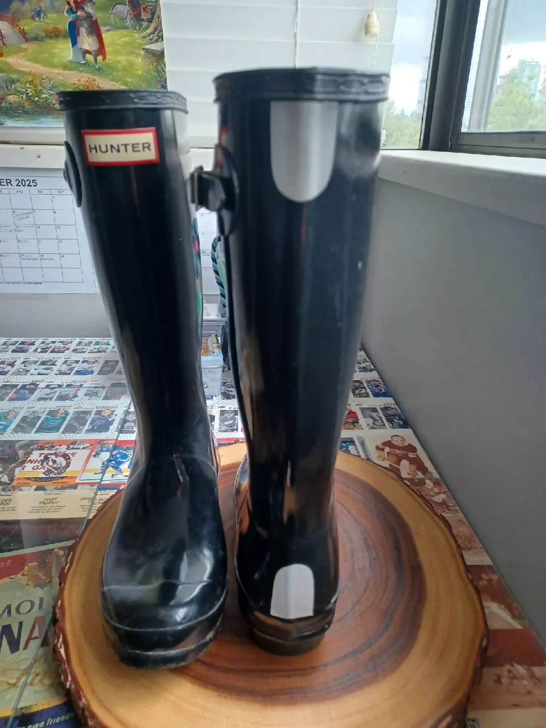Hunter Black Rain Boots image indicator(2)