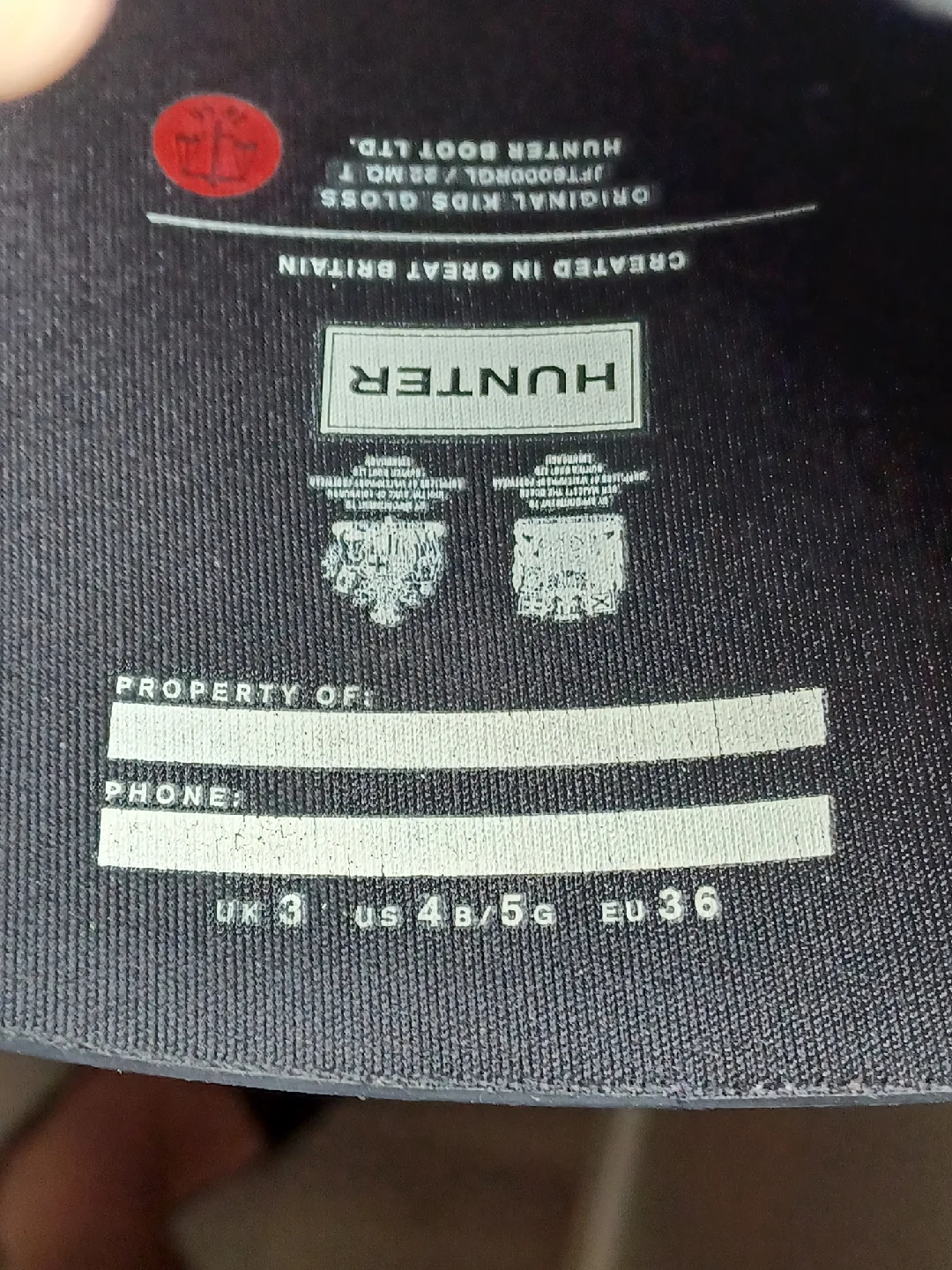 Hunter Black Rain Boots image indicator(6)