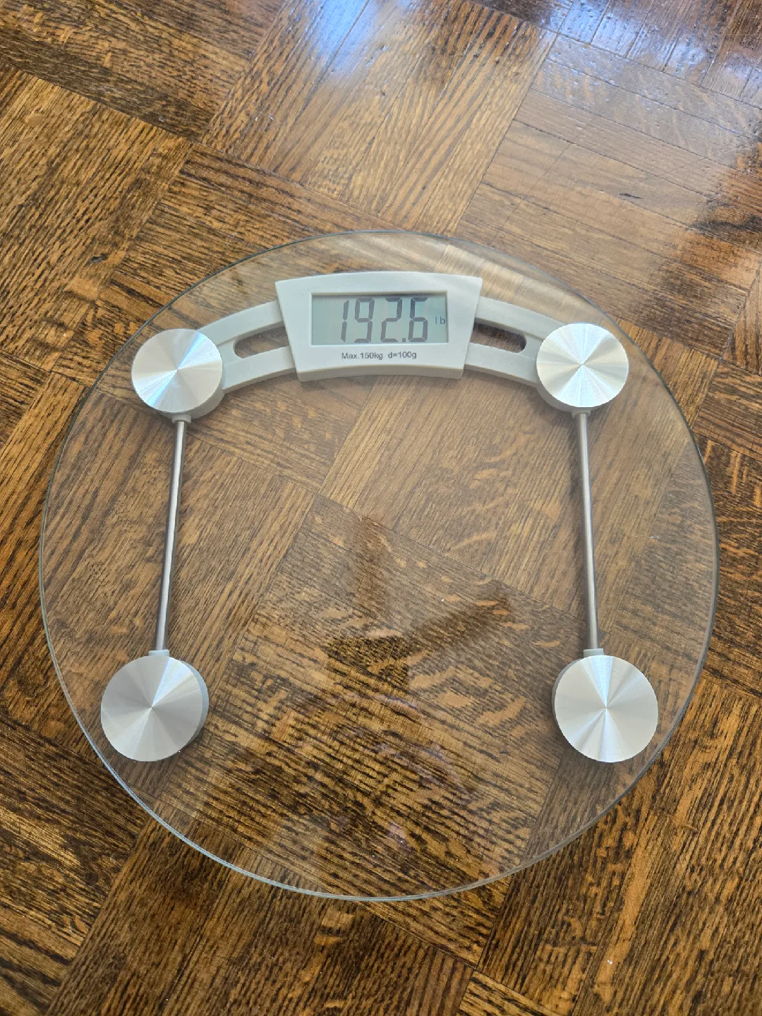 Glass Digital Bathroom Scale image indicator(2)