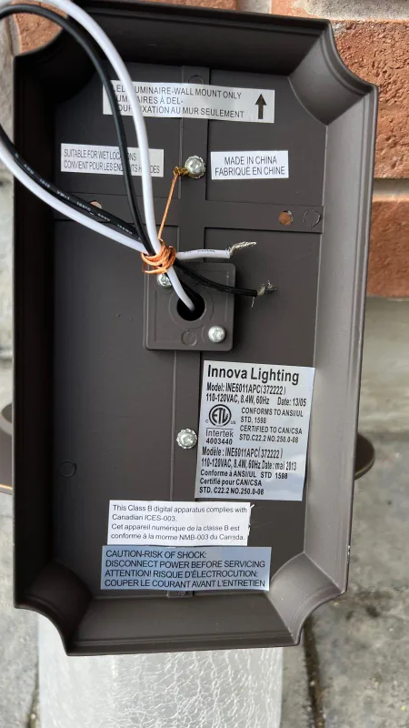 Innova Lighting Outdoor Wall Mount Porch Light image indicator(2)