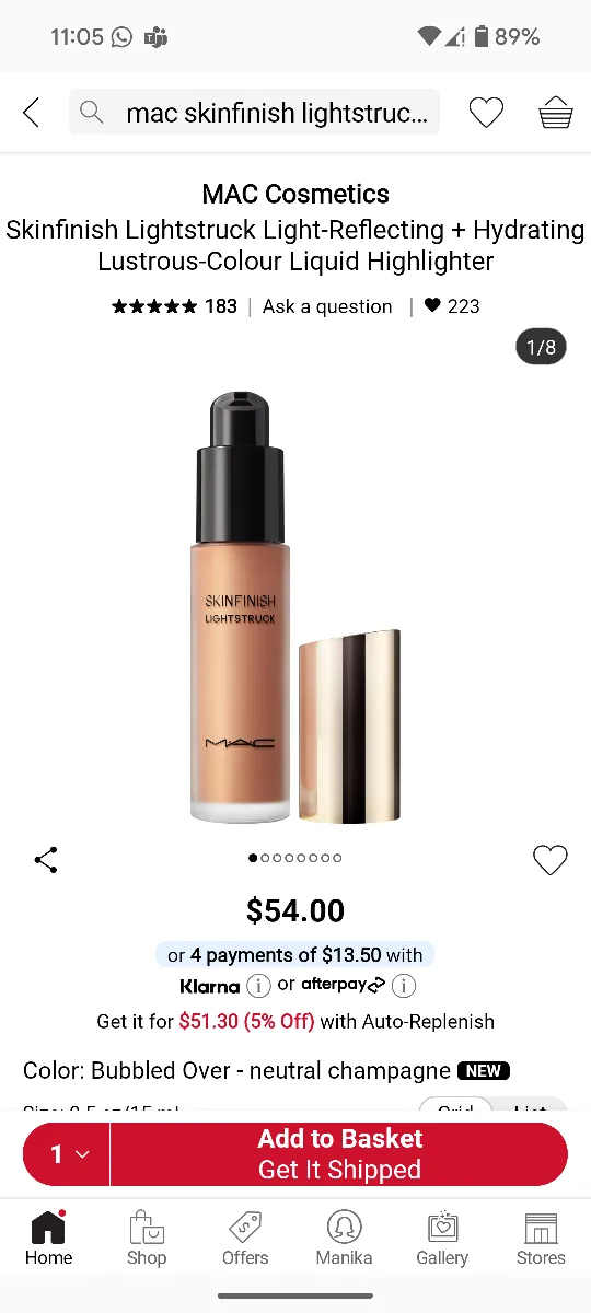 MAC Cosmetics Skinfinish Lightstruck Highlighter - Bubbled Over image indicator(3)