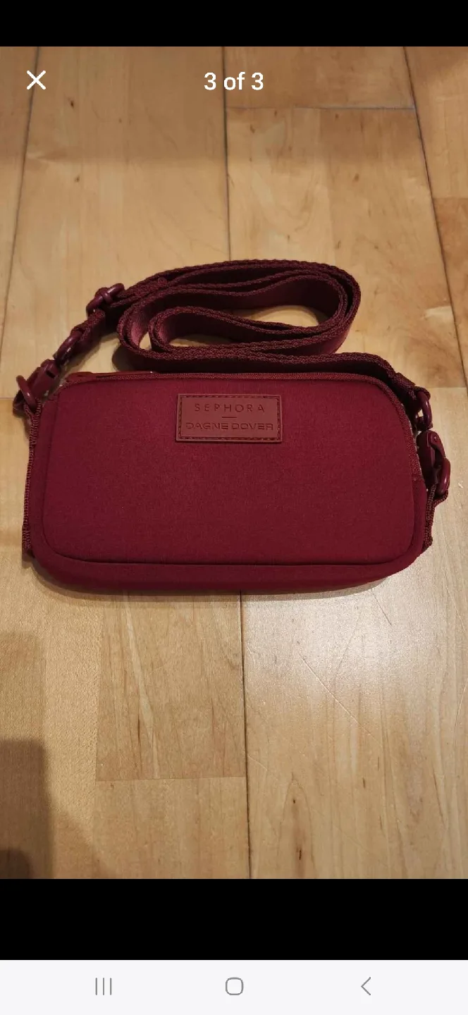 Sephora Dagne Dover Dark Red Phone Sling Small Pouch, Fanny Pack image indicator(3)