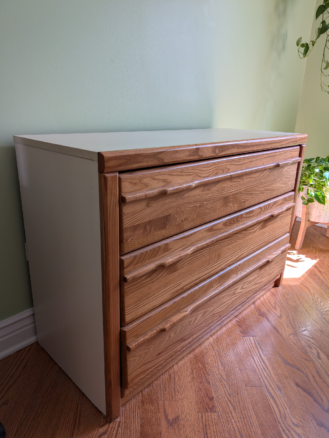 Wooden 3-Drawer Dresser