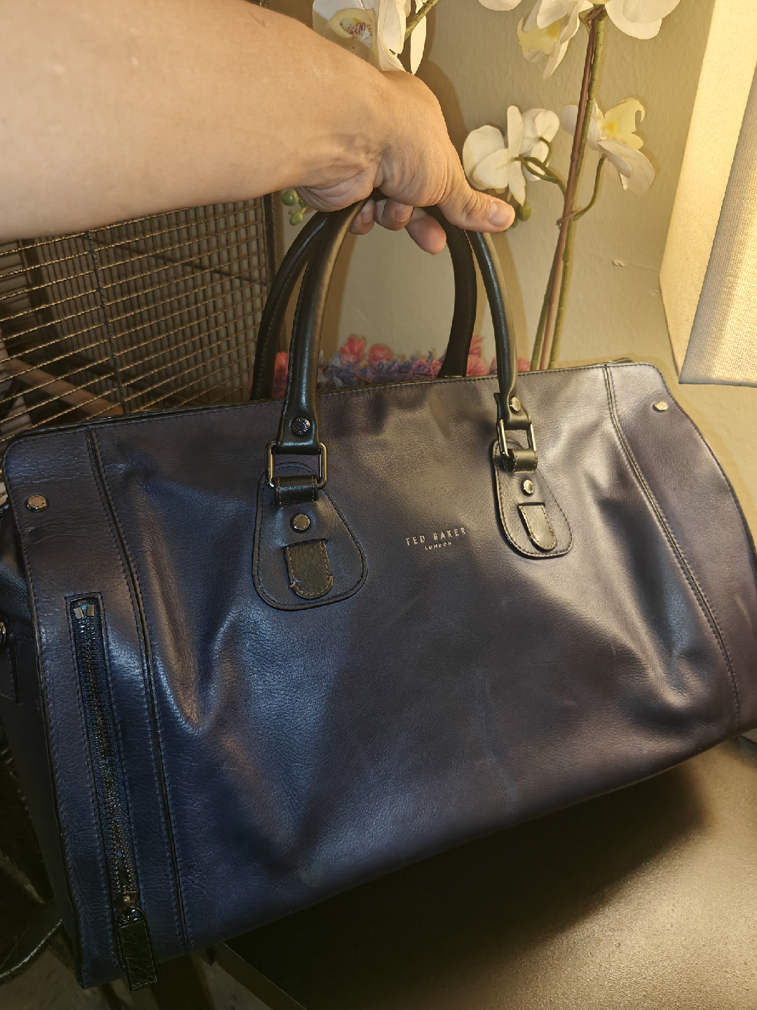 Ted Baker London Leather Duffle  luxury bag - photo 2