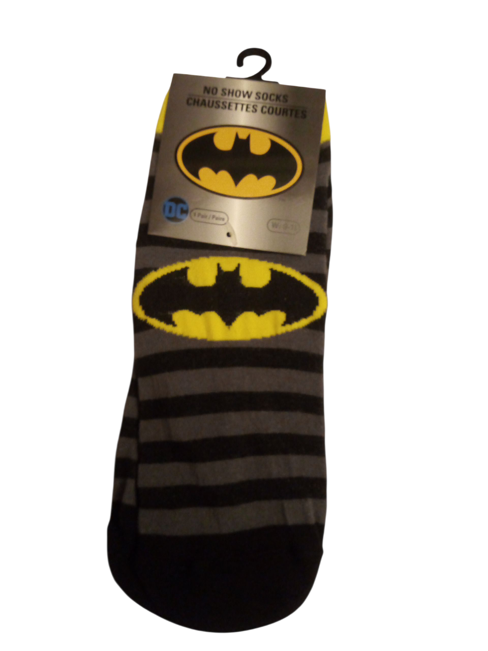 DC Batman No Show Socks (Women's 6-10)