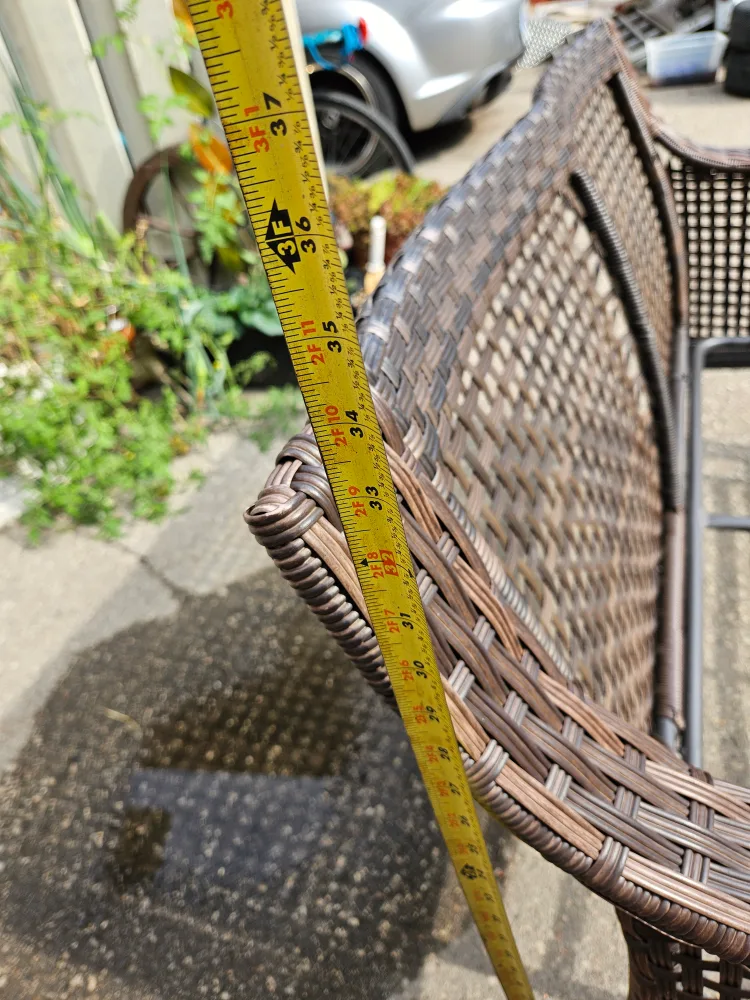 Wicker Patio Set - Loveseat & Chairs image indicator(5)