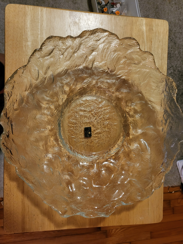 Vintage Studio Nova Italy Glass Bowl