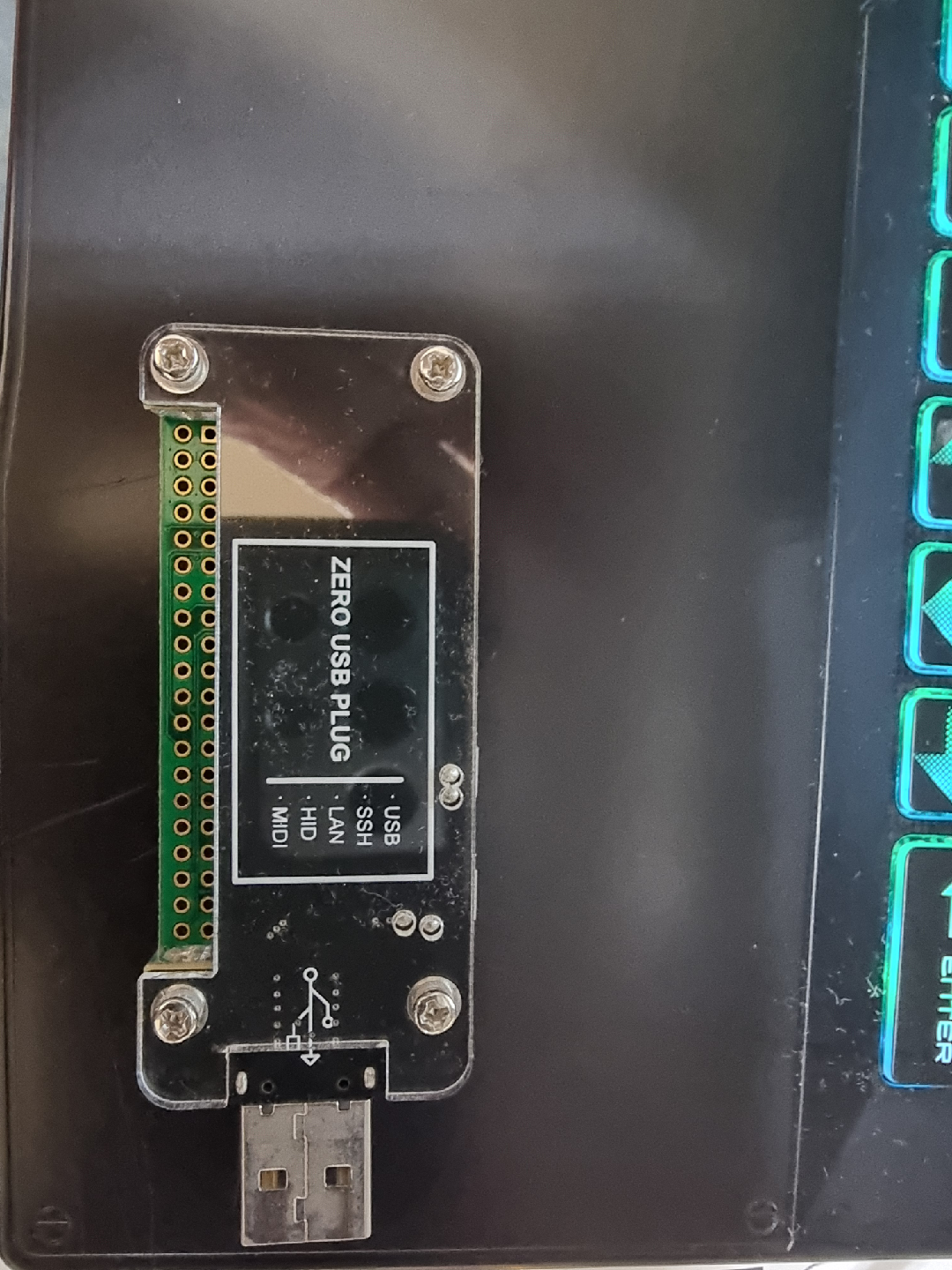 Raspberry Pi Zero W with USB plug - photo 2
