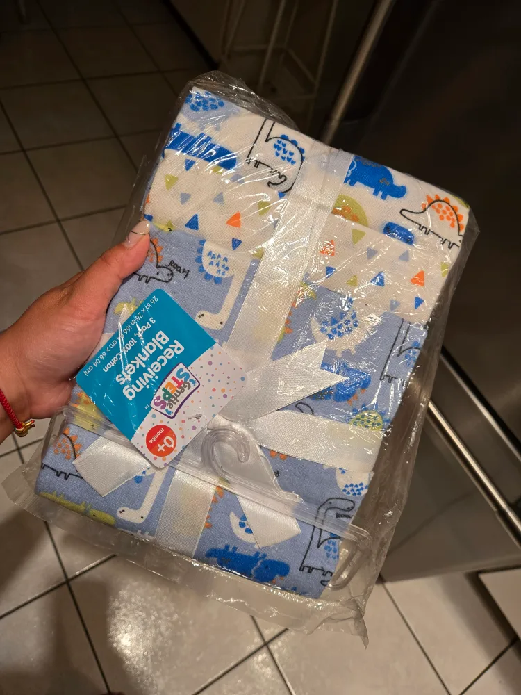 New Little Steps Receiving Blankets (3 Pack) thumbnail