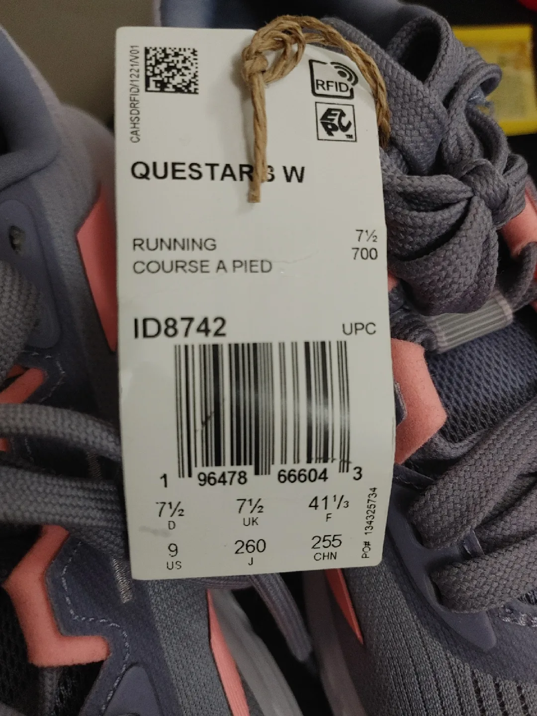 New Adidas Running Shoes - Size US 9 image indicator(3)