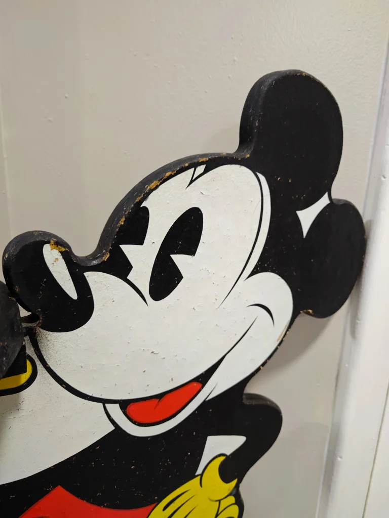 Vintage 80s Handmade Mickey Mouse Display image indicator(5)
