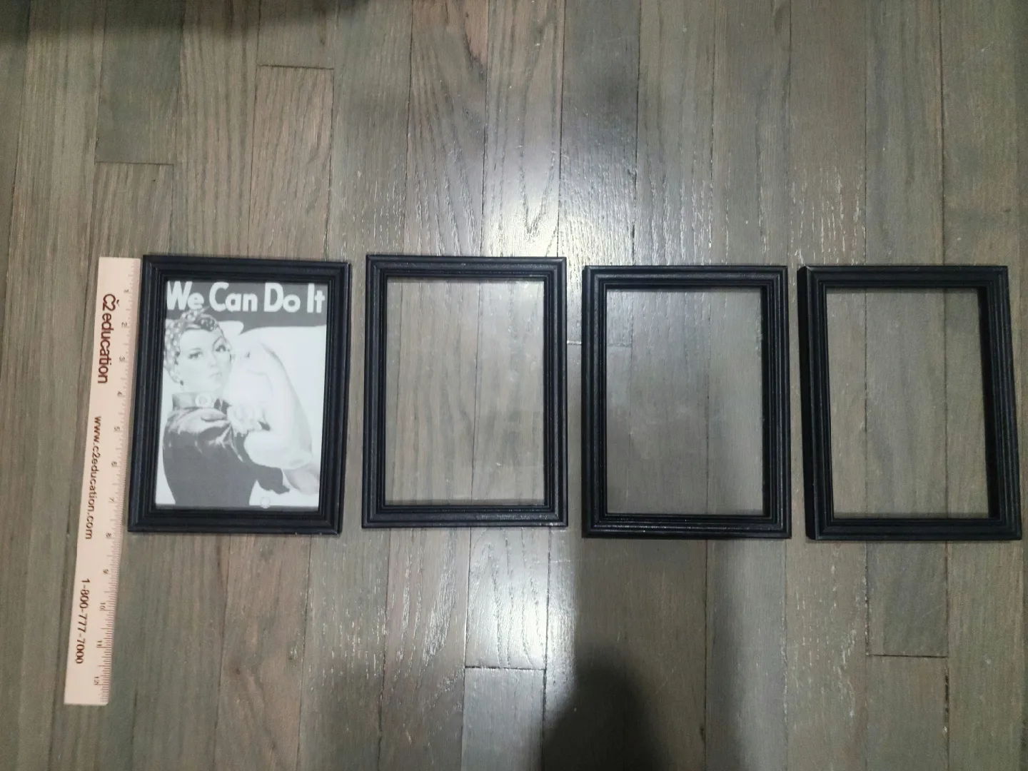 Four Small Black Picture Frames thumbnail