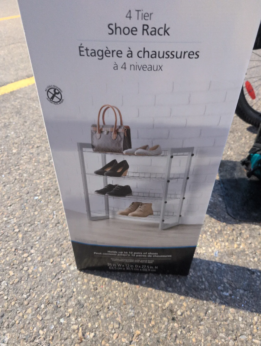 Mainstays 4 Tier Shoe Rack - Étagère thumbnail