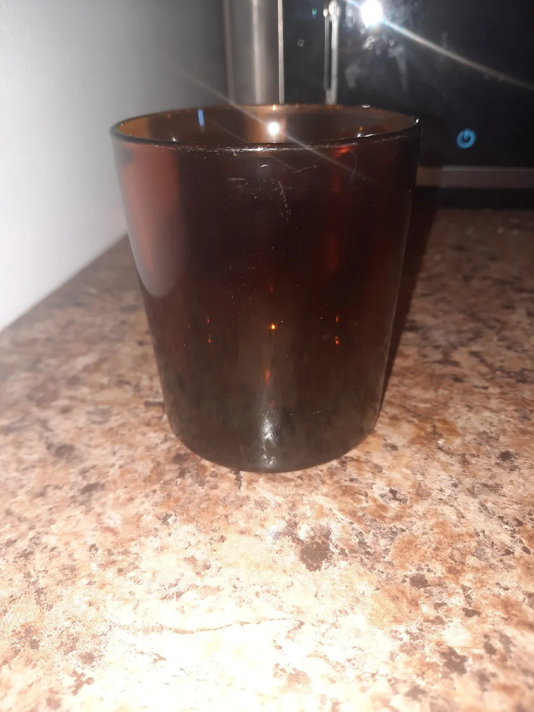 Brown Glass Cup pick up only thumbnail