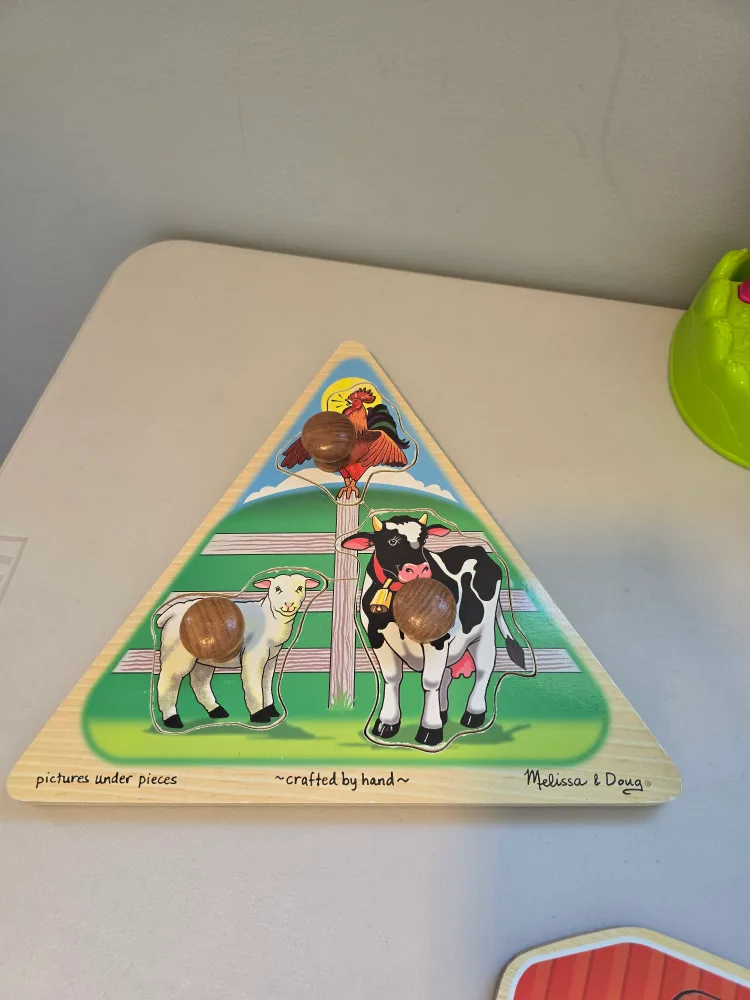 Melissa & Doug Wooden Peg Puzzle thumbnail
