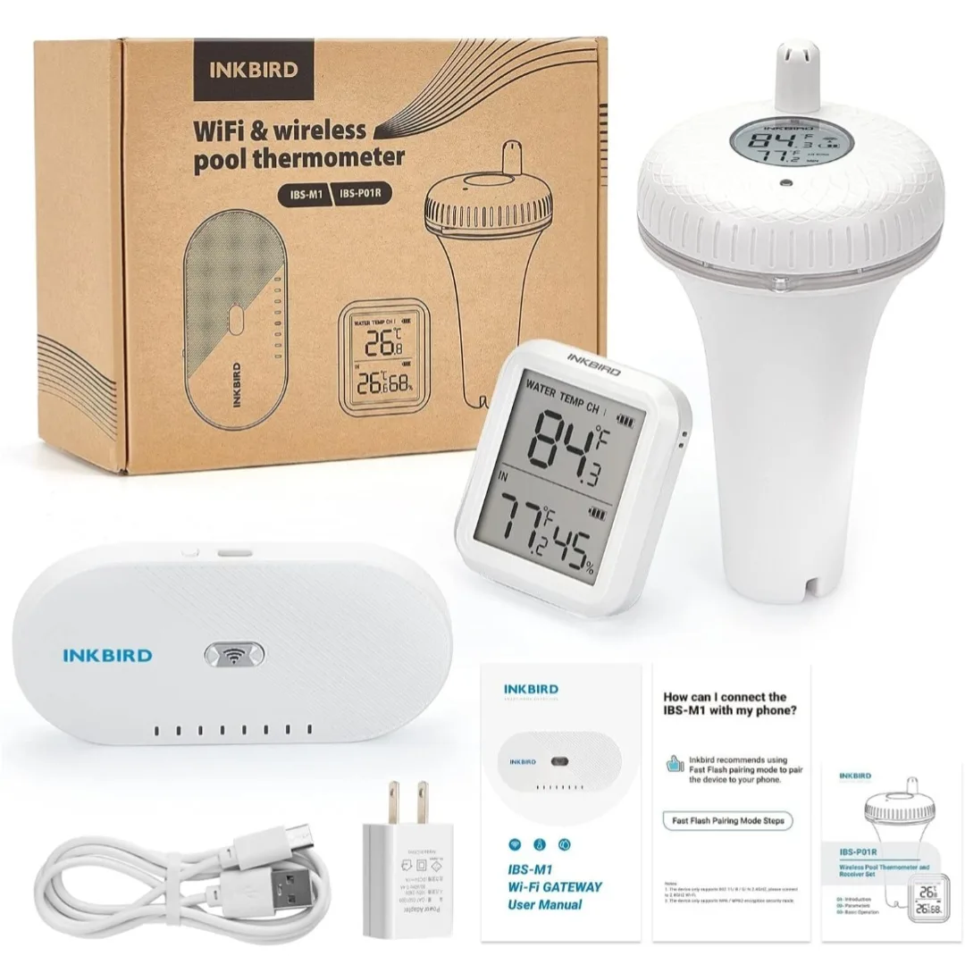 Wireless HOT TUB, POOL THERMOMETER, WiFi & App Control image indicator(3)