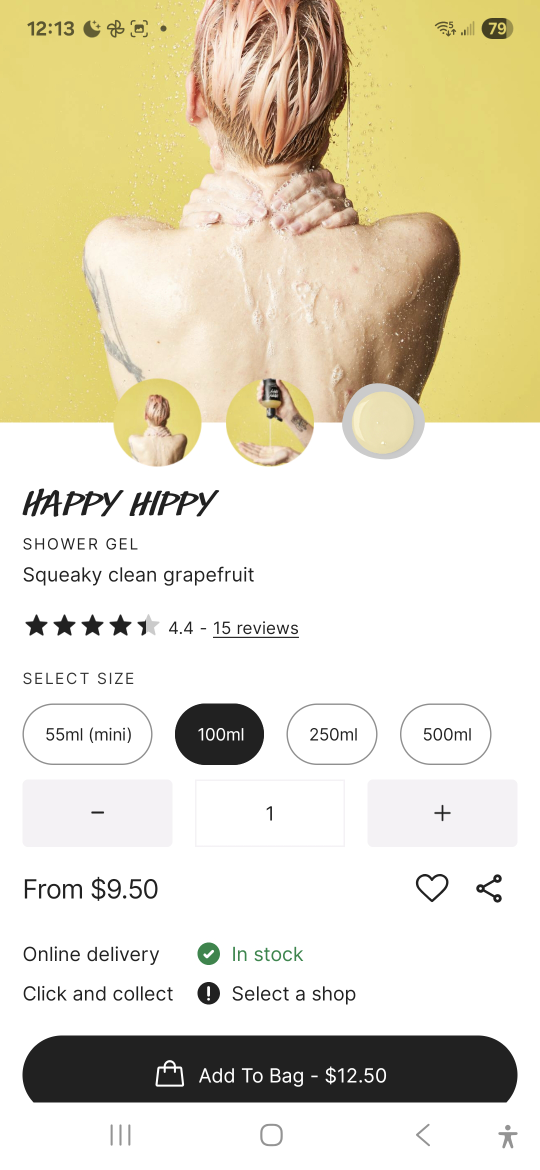 Lush Happy Hippy Shower Gel 100ml