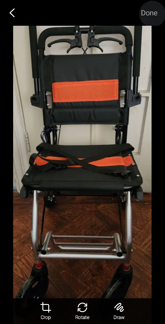 Lightweight Foldable Transport Wheelchair image indicator(4)