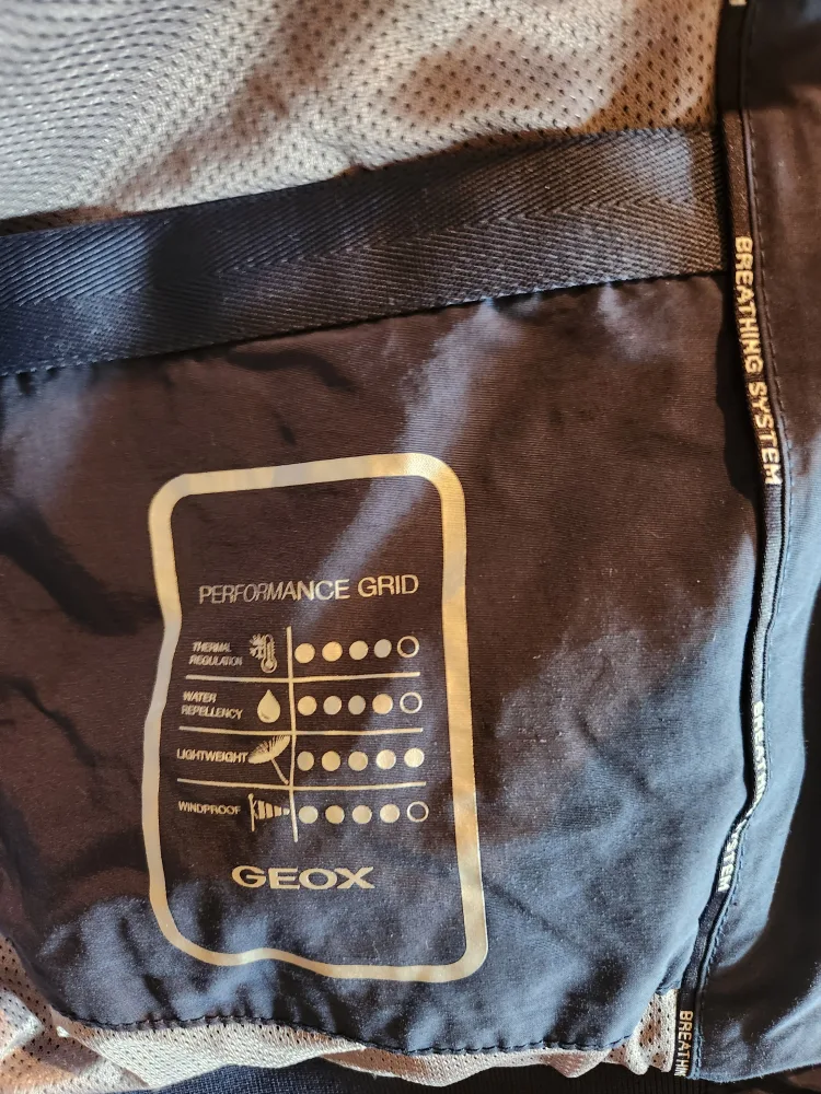 New Geox Mens Respira Blue Jacket Size 46 image indicator(5)