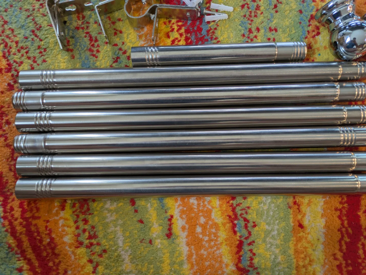 Curtain Rod Set - Silver image indicator(2)