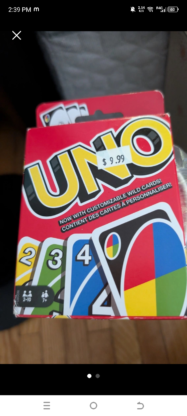 UNO Card Game - Customizable Wild Cards!