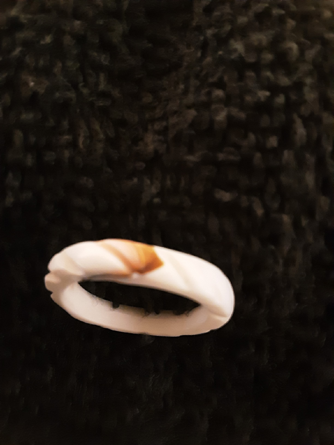White & Brown Ring