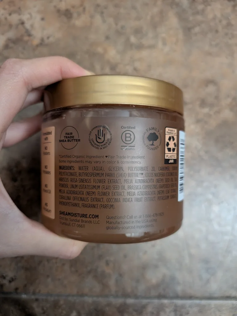 Shea Moisture Coconut & Hibiscus Styling Gel Curly Hair image indicator(2)