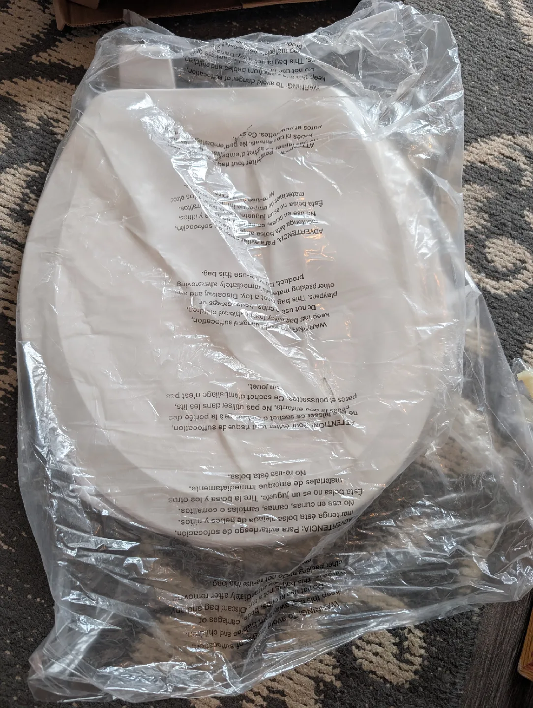 Centoco #700 White Molded Wood Seat - New thumbnail