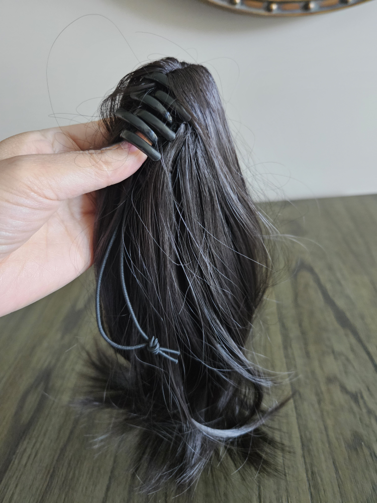 Hair Extension Ponytail Dark Brown - photo 3