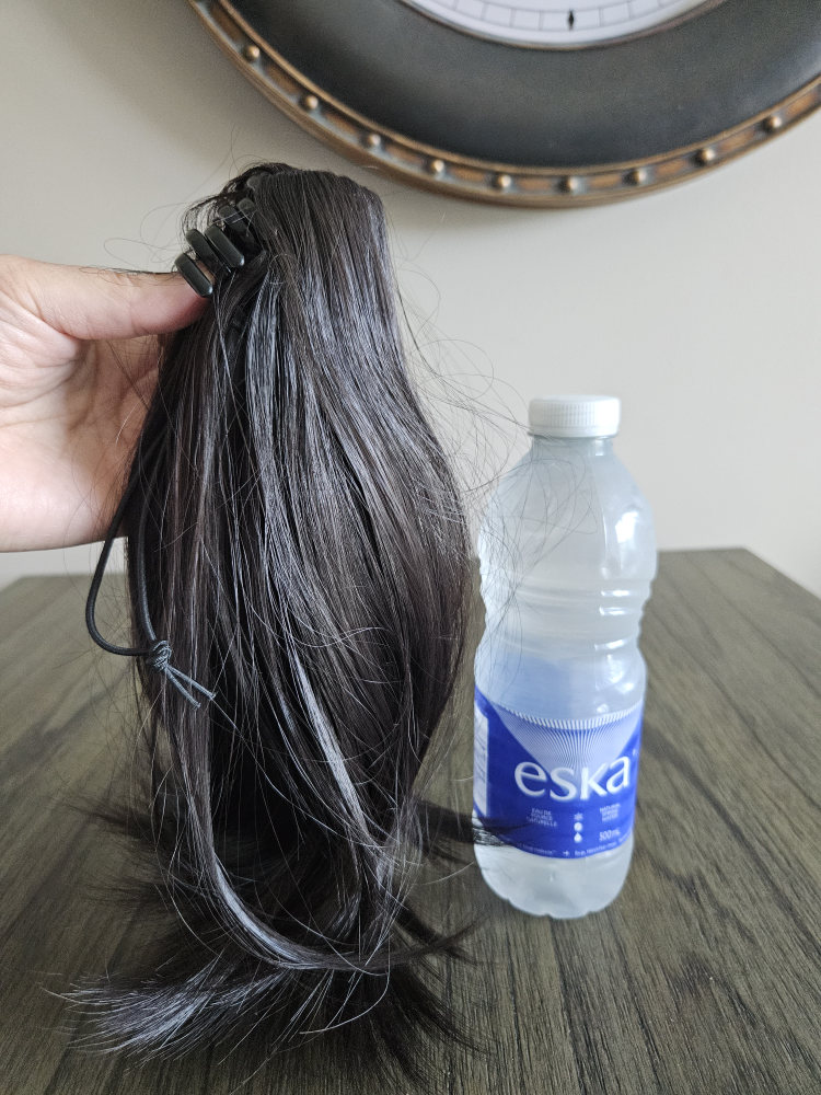 Hair Extension Ponytail Dark Brown - photo 4
