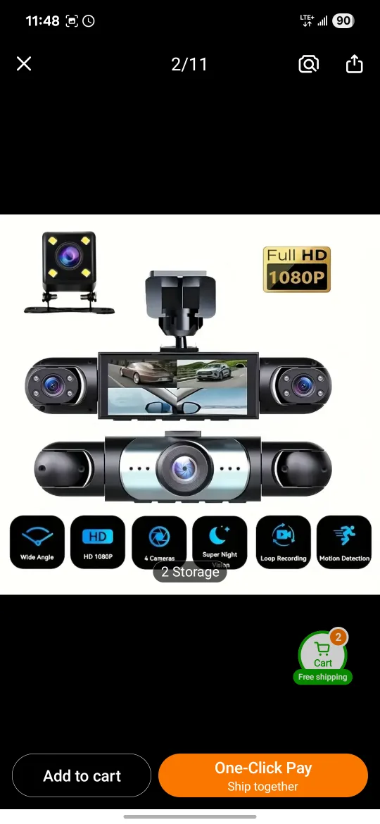 4 view Car Dash Cam - New, pick oshawa or Scarborough thumbnail