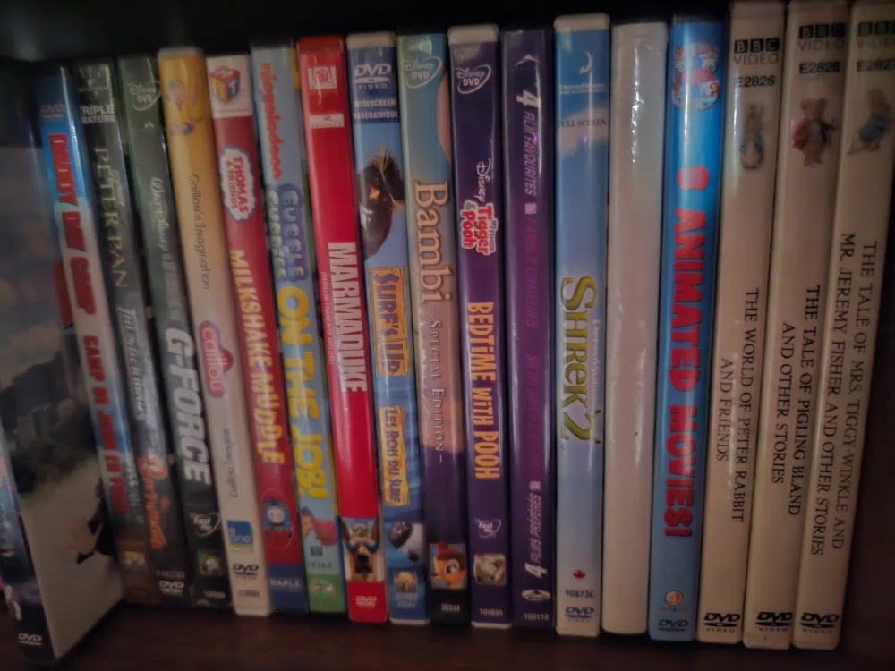 kid's dvds over 80 here image indicator(5)