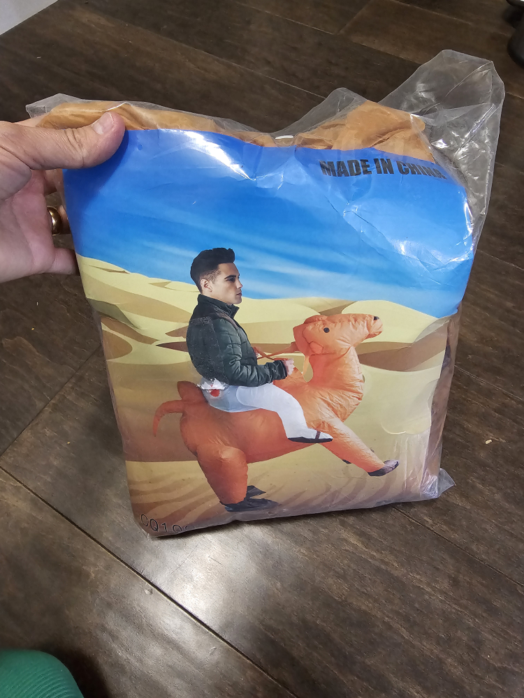 Inflatable Camel Costume (New never used available 3)each $25 - photo 2