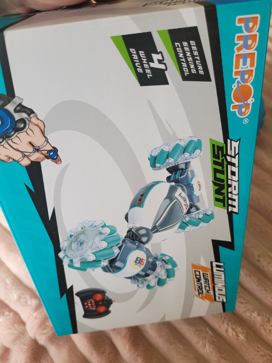 PREPOP Storm Stunt Luminous Watch Control Car - photo 2